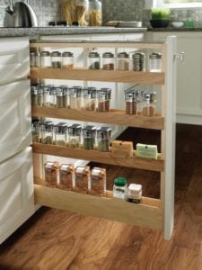 Tacoma WA Cabinets with pull out spice rack 